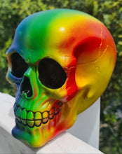 Load image into Gallery viewer, RAINBOW SKULL LAMP