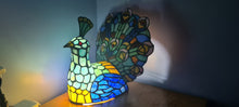 Load image into Gallery viewer, Sale💥PEACOCK STAINED GLASS LAMP