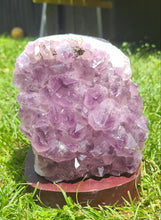 Load image into Gallery viewer, DRUZE AMETHYST CRYSTAL LAMP