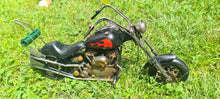 Load image into Gallery viewer, RED BLACK FLAMES MOTORCYCLE
