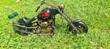Load image into Gallery viewer, RED BLACK FLAMES MOTORCYCLE