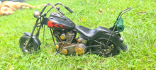 Load image into Gallery viewer, RED BLACK FLAMES MOTORCYCLE