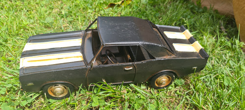BLACK CAMARO METAL HOT ROD