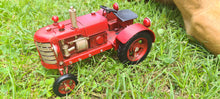 Load image into Gallery viewer, RED TIN TRACTOR