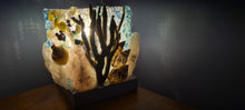 Load image into Gallery viewer, HANDMADE ROSE QUARTZ BEACHY LAMP