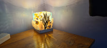Load image into Gallery viewer, HANDMADE ROSE QUARTZ BEACHY LAMP