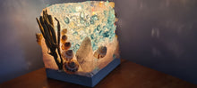 Load image into Gallery viewer, HANDMADE ROSE QUARTZ BEACHY LAMP