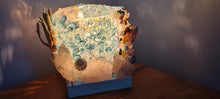 Load image into Gallery viewer, HANDMADE ROSE QUARTZ BEACHY LAMP