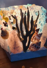 Load image into Gallery viewer, HANDMADE ROSE QUARTZ BEACHY LAMP