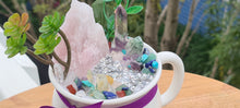 Load image into Gallery viewer, WHITE WITCH CAULDRON CRYSTAL GARDEN MUG