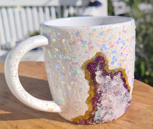 Load image into Gallery viewer, HANDMADE GEODE MUG &amp; CRYSTAL GARDEN