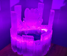 Load image into Gallery viewer, WISHING WELL ANGELIC SELENITE CRYSTAL LAMP made by me