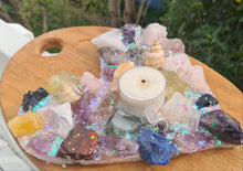 Load image into Gallery viewer, Sale🔥CRYSTAL HEART CANDLE HOLDER-made by me