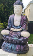 Load image into Gallery viewer, SHIMMERING SITTING BUDDHA FIGURINE freshly painted by me
