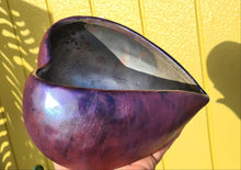 Load image into Gallery viewer, PAINTED BLUE/PURPLE HEART BOWL