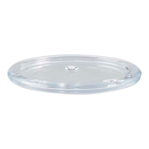 2 FOR 1 DEAL GLASS CANDLE PLATE 10CM OR 8CM WITH LIP ROUND EDGE