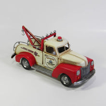 Load image into Gallery viewer, RED/ CREAM TOW TRUCK