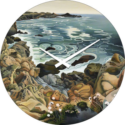 GLASS LANDSCAPE CLOCK