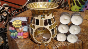 TURKISH MOSIAC WAX OR OIL/WATER WARMERs