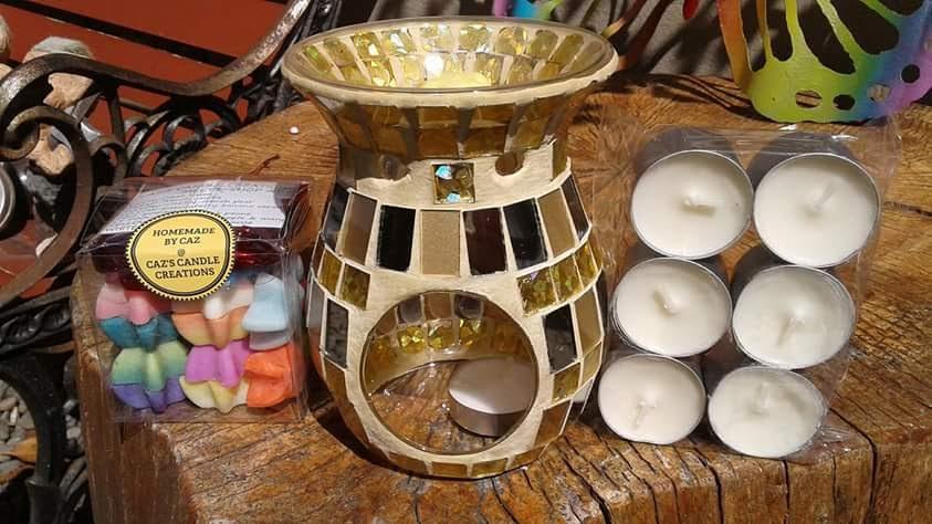 GOLD MOSAIC WAX WARMER GIFT SET
