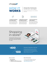 Load image into Gallery viewer, AFTERPAY  AVAIL AT CHECKOUT-no need to add to cart
