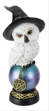 Load image into Gallery viewer, MYSTICAL OWL ON CRYSTAL BALL