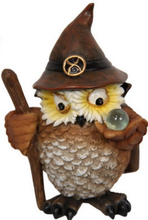 Load image into Gallery viewer, OWL SAGE WIZARD FIGURINES