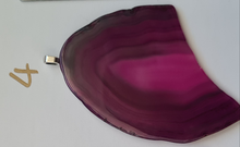 Load image into Gallery viewer, STUNNING PINK AGATE PENDANTS-put together by me