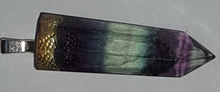 Load image into Gallery viewer, RAINBOW FLOURITE POINT NECKLACE