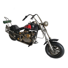 Load image into Gallery viewer, RED BLACK FLAMES MOTORCYCLE