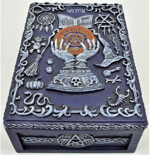 PURPLE WITCHERY  TAROT TRINKET BOX