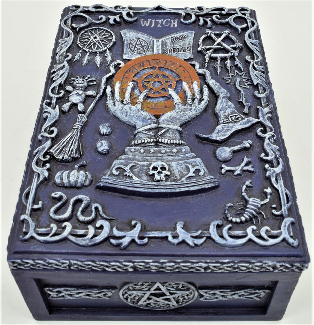 PURPLE WITCHERY  TAROT TRINKET BOX