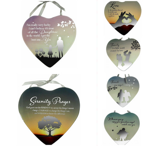 HEART MIRROR PLAQUES-14 variations