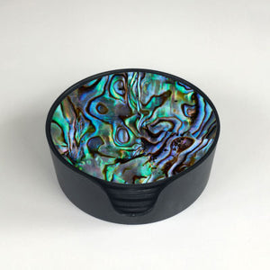 PAUA SET 6 GLASS COASTERS