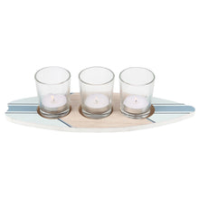 Load image into Gallery viewer, SURFBOARD TEA LIGHT CANDLE HOLDER