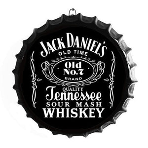 JACK DANIELS BOTTLE TOP  METAL WALL ART