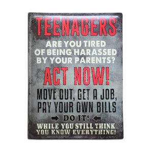 TEENAGERS WALL ART