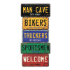 MAN CAVE METAL WALL ART SIGNS