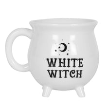 Load image into Gallery viewer, WHITE WITCH CAULDRON CRYSTAL GARDEN MUG