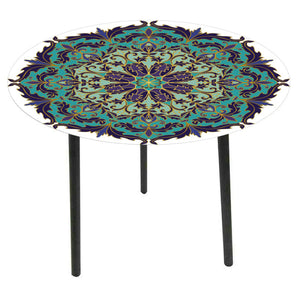 MANDALA GLASS TABLE