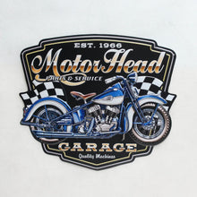 Load image into Gallery viewer, MOTOR HEAD METAL ART SIGNS