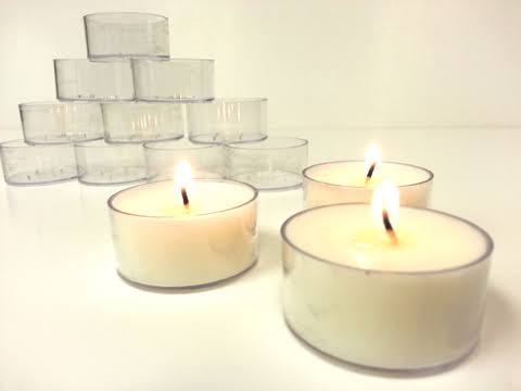 REFILLABLE 6 HOUR TEA LIGHT CANDLES