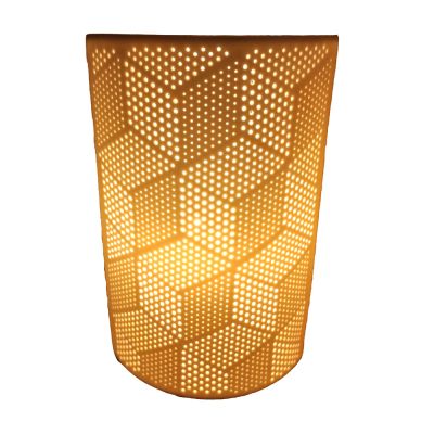 50%off CUBE PATTERN LAMP CERAMIC