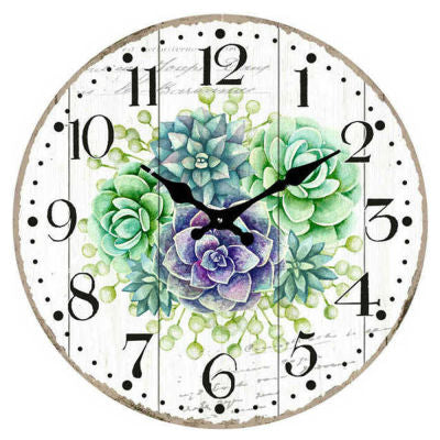 SUCCULANT CLOCK