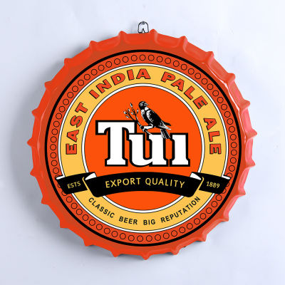 TUI BEER BOTTLE TOP  METAL WALL ART