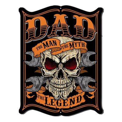 DAD THE LEGEND METAL ART SIGNS