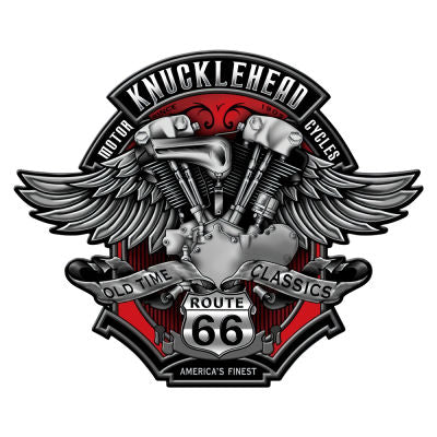 KNUCKLE HEAD METAL ART SIGNS