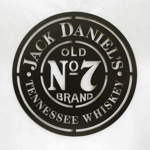 LARGE JACK DANIELS CUT OUT METAL ART SIGNS