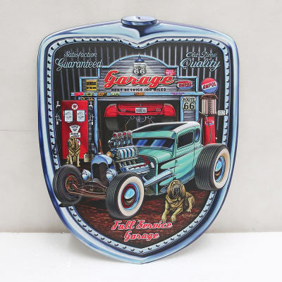 FULL SERVICE GARAGE METAL ART SIGNS