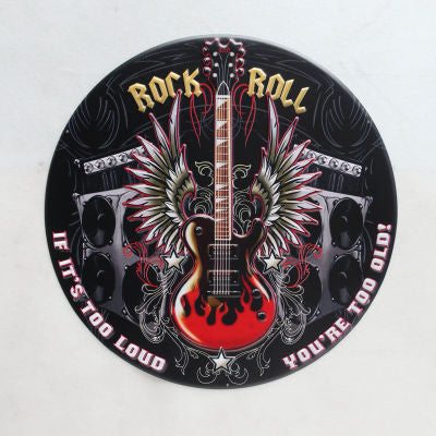 ROCK N ROLL METAL ART SIGNS